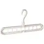 XGao Magic Hanger with 9 Holes 2pcs Plastic Clothes Hanger Organizer Multifunctional Space Saver 360 Degree Rotating Collapsible Non-Slip Hanger Anti-Skid Folding Hangers for Closet