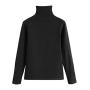Toimothcn Womens Cotton Sweater Tops Blouse Long Sleeve Turtleneck Stretch Casual Bottoming Top