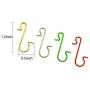 Hyamass 200Pcs Xmas Ornament Hooks Metal Wire Hooks Mini Hangers Stainless Steel S-Shaped Hangers Ornament Hangers with Storage Boxes for Christmas Tree Decoration DIY Craft(Gold, Silver, Red and Green)