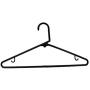 Light Weight Plastic Adult Cloth Hangers Black ? 16 Ct