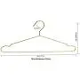 Nature Smile 45CM Mens Heavy Duty Metal Hangers, Space Saving Wire Hangers, Metal Clothes Hangers, Coat Hanger, Standard Suit Hangers Ideal for Everyday Use, 10 Pack, Gold Nature Smile 45CM Mens Heavy Duty Metal Hangers, Space Saving Wire Hangers, Metal Clothes Hangers, Coat Hanger, Standard Suit Hangers Ideal for Everyday Use, 10 Pack, Gold
