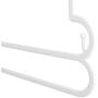 HANGERWORLD 15 White 10.2inch Plastic Childrens Frame Shop Display Coat Hangers BabyToddler Clothes