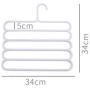 5 Layers Hangers Multifunctional Clothes Hangers Pants Storage Hangers Cloth Rack Multilayer Storage Cloth Hanger 5pcs Random Color 5 Layers Hangers Multifunctional Clothes Hangers Pants Storage Hangers Cloth Rack Multilayer Storage Cloth Hanger 5pcs Random Color