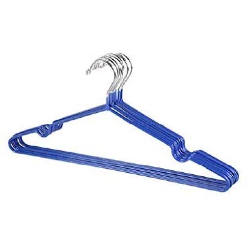 Yuqianjin Stainless Steel Hangers Non-Slip Suit Coat Hangers, Metal Clothes Hanger with Rubber Coating, 15.7 Inches ， Set of 20 (Color : 02)