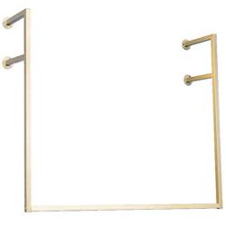 COAT RACK Wall Clothing Rack, Gold Wrought Iron Side Hanging Clothes Hanger, Multi-Size Selection