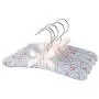 Cotton Fabric Sponge Hanger Elegant Non-Slip Wood Hanger Women Foam Sweater Hangers Soft Cloth Hanger 10pcs Random Color