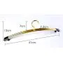 DNJKSA Silver Golden Aluminum Alloy Hanger for Clothes,Metal Hanger with Strong Bearing Capability (5 Pieces/Lot)(Random Color) DNJKSA Silver Golden Aluminum Alloy Hanger for Clothes,Metal Hanger with Strong Bearing Capability (5 Pieces/Lot)(Random Color)