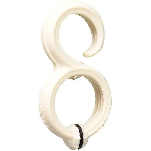 FusionBrands GoHook, White - Versatile Magnetic Hooks Hold Essential Go-To Items in the Kitchen, Bathrooms, Closets, and On the Go-Flexible S Hook Design is Portable, Easy to Use, and Holds Up to 3lbs