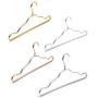 Household Adult Clothes Hanger No Rust Heavy Duty Rose Gold Metal Hanger Closet Organizer 10pcs Random Color