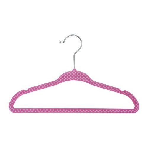 Delta Children Kids Velvet Hanger, Pink, 30 Count