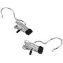 Auntwhale 20 Pcs Portable Laundry Hook Hanging Clothes Pins Stainless steel Travel Home clothing Boot Hanger Hold Clips