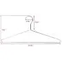 Amber Home Heavy Duty Metal Wire Hanger Metal Shirt Hanger Suit Hanger Coat Hangers with Polished Chrome (20) Amber Home Heavy Duty Metal Wire Hanger Metal Shirt Hanger Suit Hanger Coat Hangers with Polished Chrome (20)