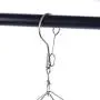 Urijk 36 Clips Metal Clothespins Stainless Steel Clothes Drying Rack Portable Metal Hanger Great for Indoor Outdoor Laundry Hanger Rectangle Hanging Clothes Dryer