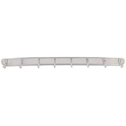 uxcell Stainless Steel Ball End 8 Hooks Rack Clothes Towels Wall Hanger uxcell Stainless Steel Ball End 8 Hooks Rack Clothes Towels Wall Hanger