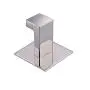 Melairy Self Adhesive 304 Stainless Steel Bathroom Square Towel Hook Sliver Chrome Finish Coat Hat Door Hook Hanger Bathroom Accessories,No Screw Need