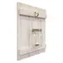 Mason Jar Lantern & Sydney Wall Sconce Lantern Holder - Wall Lantern Hanger - Rustic Home Decor - Available in 20 Colors - Antique White