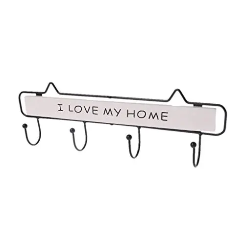 MEIYIN Wooden 4 Hooks Wall Mounted Clothes Hanger Hat Key Holder Rack Hanging Storage Shelf for Home MEIYIN Wooden 4 Hooks Wall Mounted Clothes Hanger Hat Key Holder Rack Hanging Storage Shelf for Home
