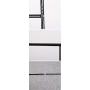 Angels home Coat Rack, Indoor Floor Balcony Clothes Rail Bedroom Hanger Simple Single Pole
