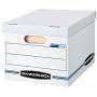 Bankers Boxes STOR/File Storage Boxes, Standard Set-Up, Lift-Off Lid, Letter/Legal, Case of 12 (0071301)