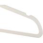 Home-it 319 Premium Velvet Heavy duty-50 Pack Non Slip Ivory Suit Clothes Hanger Hook Swivel 360-Ultra Thin