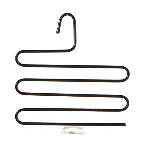 Clothes Pants Hangers Pants Hanger Multi-layer S-style Jeans Trouser Hanger Closet Organize Storage Stainless Steel Rack Space Saver For Tie Scarf Shock Jeans Towel Clothes(1 Pack ) for Pants Jeans Sc Clothes Pants Hangers Pants Hanger Multi-layer S-style Jeans Trouser Hanger Closet Organize Storage Stainless Steel Rack Space Saver For Tie Scarf Shock Jeans Towel Clothes(1 Pack ) for Pants Jeans Sc