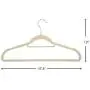 Finnhomy Heavy Duty 50 Pack Clothes Hangers with 10 Multiple Use Finger Clips, Durable Slim-Line Velvet Hangers Non-Slip Sturdy Clothing Hangers, Beige Finnhomy Heavy Duty 50 Pack Clothes Hangers with 10 Multiple Use Finger Clips, Durable Slim-Line Velvet Hangers Non-Slip Sturdy Clothing Hangers, Beige