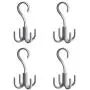 Thinkmay Rotating Handbag Hanger for Closet Purse Organizer Tie Rack Belt Hanger, 4 Pack Plastic Hanging Closet Organizer Holder for Belt,Tie, Bag, Purse,Scarves, Jeans,Clothes Wardrobe Hanger (Grey)