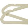 Utopia Home Kids Velvet Bulk Hangers - Small Clothes Hanger - Non Slip - Space Saver - Ivory Color (Bulk Pack of 100)