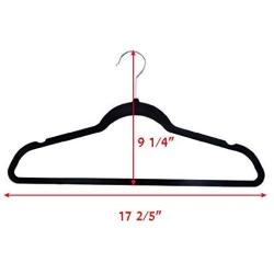 CWY 100 pcs Velvet Clothes Suit/Shirt/Pants Hangers Only by eight24hours