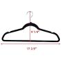 CWY 100 pcs Velvet Clothes Suit/Shirt/Pants Hangers Only by eight24hours