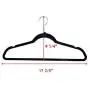 USA_BEST_SELLER 100 pcs Velvet Clothes Suit/Shirt/Pants Hangers Clothes Non-Slip Flock Velvet Hangers Space Saving