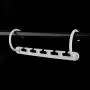 Clothing and Shoe Care,Portable 8 Pcs Space Saving Magic Trousers Clothing Hanger Coat Pants Clothes Closet Organizer Hooks Hanger Rack
