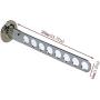 Folding Wall Mount Clothes Hanger Rack Wall Clothes Hanger Stainless Steel Clothes Hooks with Swing Arm Holder Closet Organizers and Storage?Wardrobe Organizer Wall Mounted Clothes Bar