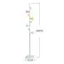 MEIDUO Kids Standing Coat Rack Entryway Coat Tree Coat Rack Stand Hanger Hat Holder Solid Wood Base Jacket,Hat,Clothes,Scarves,Handbags,Umbrella (Color : White)