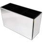 Meetart Home Deluxe Silver Mirror Boxes Organizer Modern Storage For Cosmetic Makeup And Woman Jewelry 2 Drawer Tiered