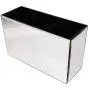 Meetart Home Deluxe Silver Mirror Boxes Organizer Modern Storage For Cosmetic Makeup And Woman Jewelry 2 Drawer Tiered