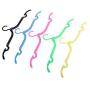 Higere 5Pcs Magic Outdoor Camping Portable Folding Plastic Clothing Coat Hanger(Purple)