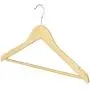 Whitmor Natural Grade Wood Suit Hangers, Set of 36 Whitmor Natural Grade Wood Suit Hangers, Set of 36