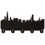 Beautiful America Chicago Skyline Creative Tourist Attraction Home Decor Wall Art Wall Hooks Clothes Coat Hooks Bedroom Living Room Decor Towel Hooks Hanger