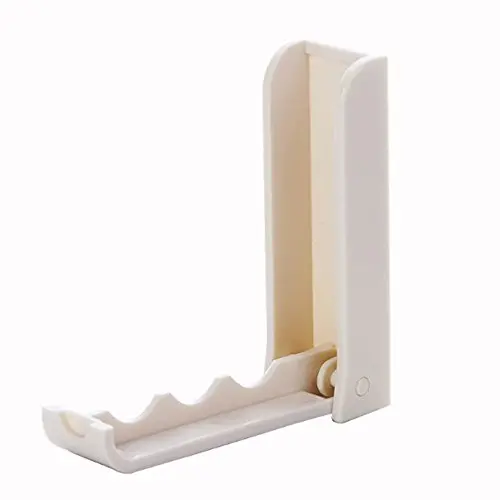 TRENTON Folding Hook Door Back Space Saver Clothes Hanger Rack for Bathroom Bedroom Wall (Beige) TRENTON Folding Hook Door Back Space Saver Clothes Hanger Rack for Bathroom Bedroom Wall (Beige)