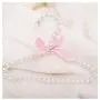 High-tech type 1pcs Children Pearl Hanger Fashion Dog Hangers for Clothes Pegs Baby Pearl Plastic Hangers,02