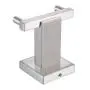 Double Robe Hook, Angle Simple SUS304 Stainless Steel Bathroom Double Hook, Shower Towel Holder, Double Bath Towel Hook, Coat Hook Clothes Hanger, Bathrobe Hook Wall Mount, Brushed Steel