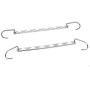5pcs Metal Clothes Hanging Chain Multifunctional Closet Hangers Clothing Organizer Clothes Hanger Rack Decoration