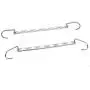 5pcs Metal Clothes Hanging Chain Multifunctional Closet Hangers Clothing Organizer Clothes Hanger Rack Decoration