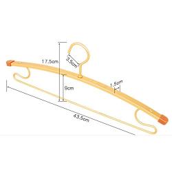 WZP Hanger Home Wardrobe Wide Shoulder Hook Drying Rack,Aluminum Non-Slip Hanger Drying Rack Easy to Clean/A/As Shown