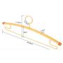 WZP Hanger Home Wardrobe Wide Shoulder Hook Drying Rack,Aluminum Non-Slip Hanger Drying Rack Easy to Clean/A/As Shown