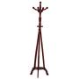 Safe and Practical Birch Coat Rack, Living Room Bedroom Assembled Wooden Clothes Rack, Floor-Standing Vertical Hanger, 45 180 cm Redwood Color