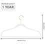 MIZGI Premium Velvet Hangers (Pack of 50) Heavyduty - Non Slip - Velvet Suit Hangers - Gold Hooks,Space Saving Clothes Hangers (multiple hanger color options)