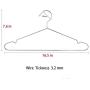 Wire Hangers 30 Pack Stainless Steel Strong Metal Clothes Hangers 16.5 inch-Clothing Stretcher
