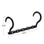 HOUSE DAY Black Magic Hangers Space Saving Clothes Hangers Organizer Smart Closet Space Saver Pack of 10 with Sturdy Plastic for Heavy Clothes HOUSE DAY Black Magic Hangers Space Saving Clothes Hangers Organizer Smart Closet Space Saver Pack of 10 with Sturdy Plastic for Heavy Clothes